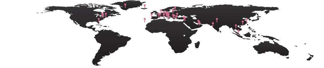 Fun Company világtérkép jelölővel